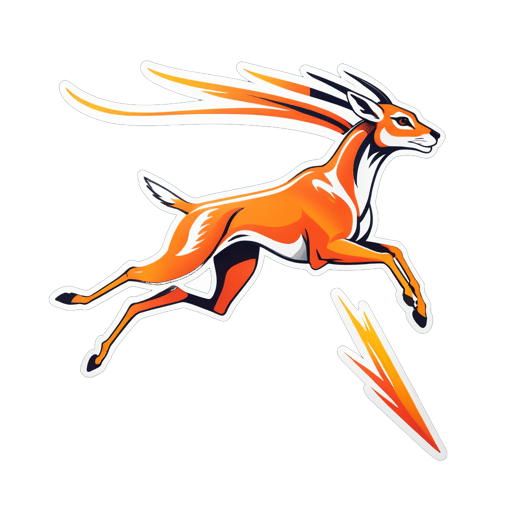 Swift Gazelle Runner sticker