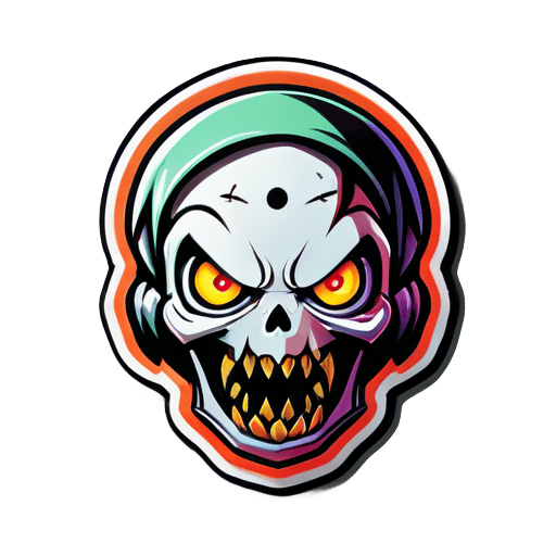 make horror and gaming stickers for my laptop sticker