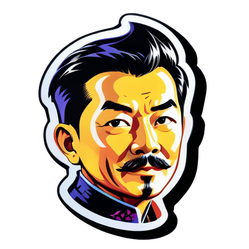 Lu Xun sticker