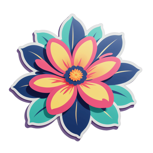 Blooming Flower sticker