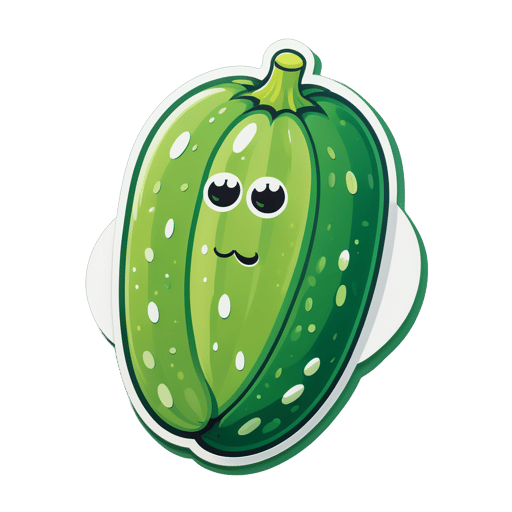 Cool Cucumber sticker