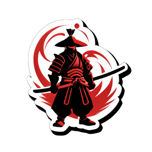 samouraï sticker
