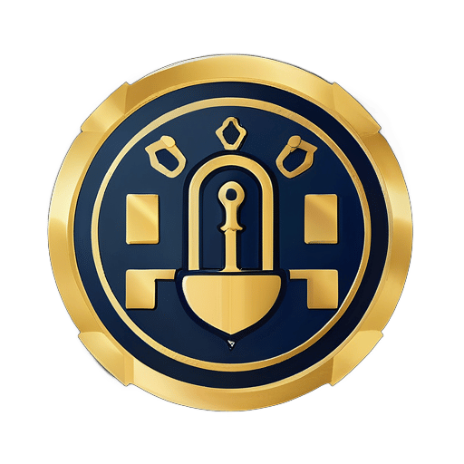 'ЗСК'という会社のロゴ（鍵と金具製品という意味）。同社は室内ドア用の金物を販売しています。 sticker
