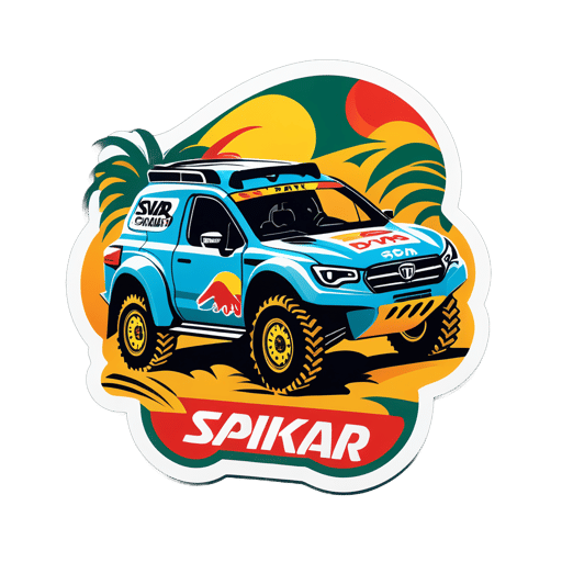 Rally Dakar sticker