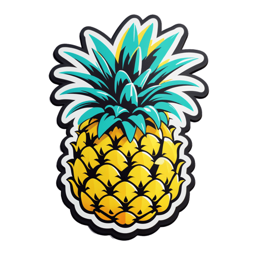Fresh Pineapple sticker