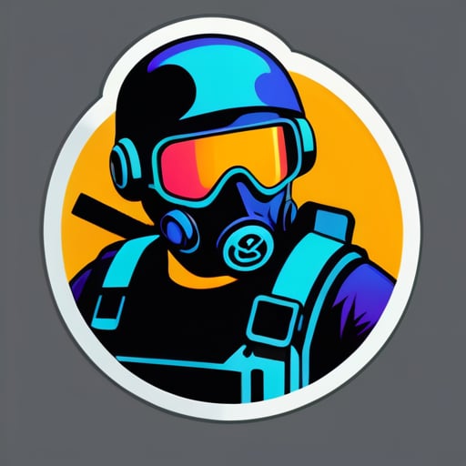 Genarative AI with a Counter Strike agent, Counter Strike 2, defusing the bomb sticker