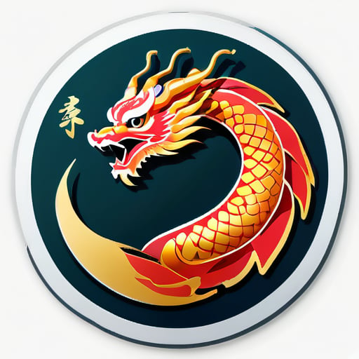 China loong sticker