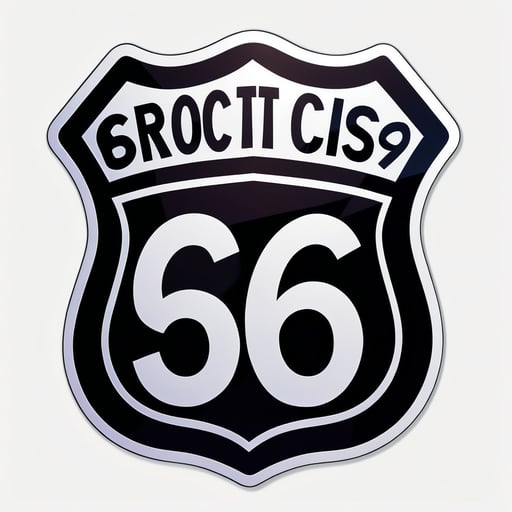 Route 66 標誌 sticker