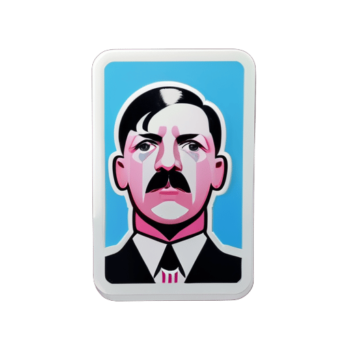 Hitler transgenre sticker