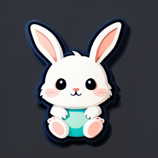 '可爱的小兔子' sticker