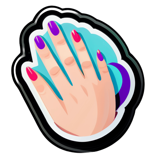 Manicure sticker