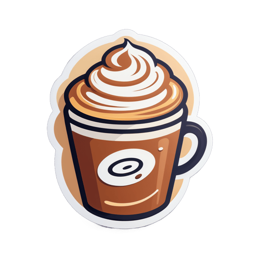Délicieux Cappuccino sticker