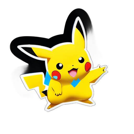 Pikachu sticker