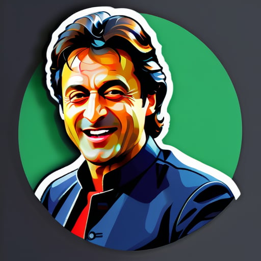 crear un sticker de Imran Khan sticker