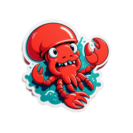 Mème du homard nostalgique sticker