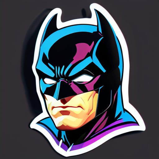 hacer una pegatina de Batman real NFT sticker