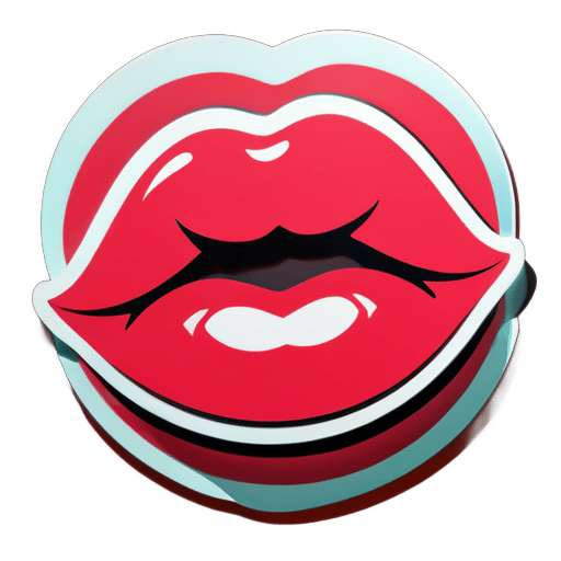 Lips sticker