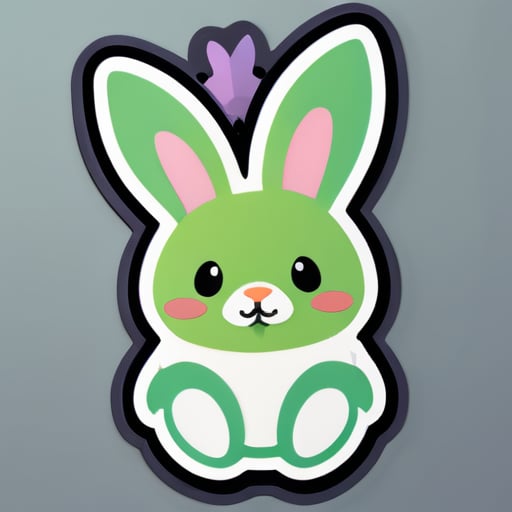 bunny sticker