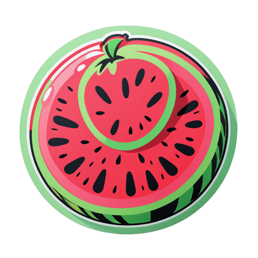 Leckere Wassermelone sticker