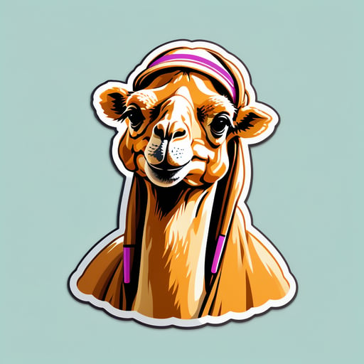 Sereno Meme de Camello sticker