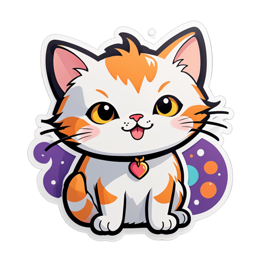 cute cat sticker