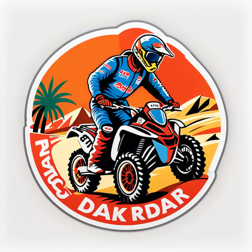 Dakar Rally sticker