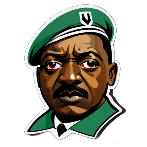 afrikanischer Adolf Hitler sticker
