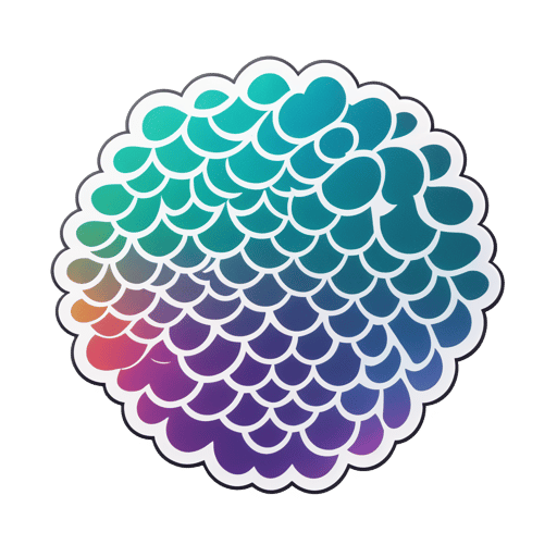 Shimmering Fish Scale sticker