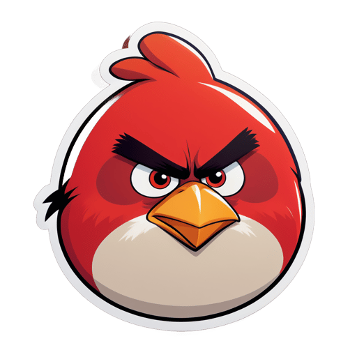 Meme Angry Bird sticker