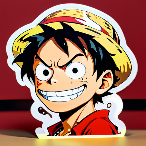 Luffy sticker