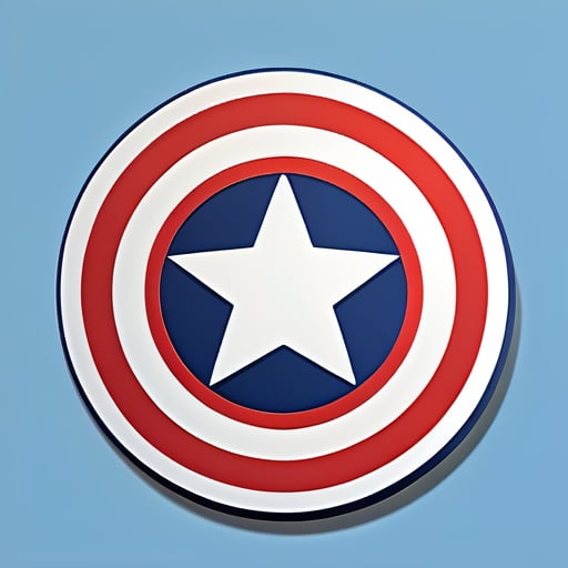 Pegatina del Capitán América sticker