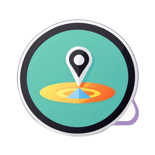 GPS Icon sticker