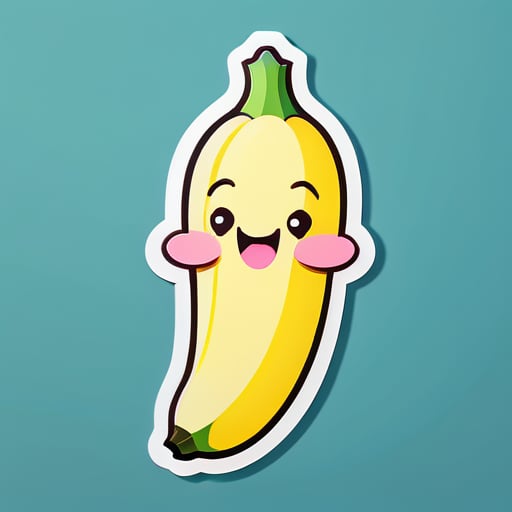 Niedliche Banane sticker