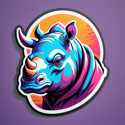 Meme do Rinoceronte Zeloso sticker