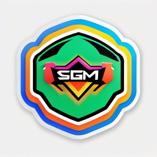 Smashergaming07 criar um logotipo de jogo bgmi sticker