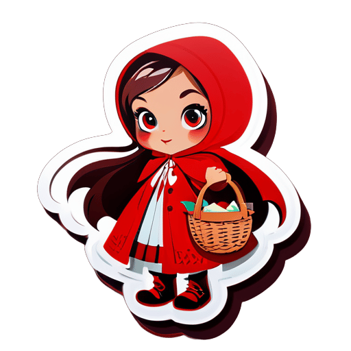 Little Red Riding Hood Sticker sticker