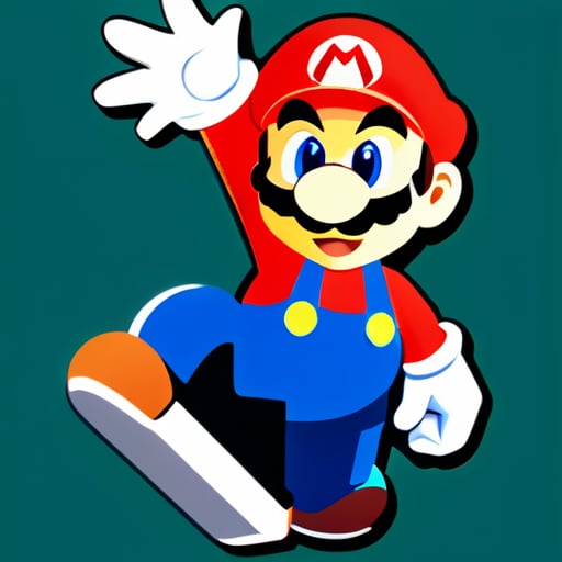 'Super Mario' sticker