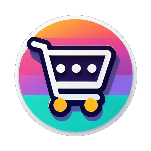 e-commerce 웹 로고 sticker