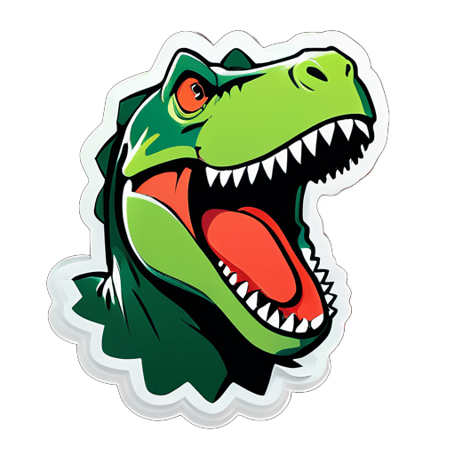 Eminem Dinosaur sticker