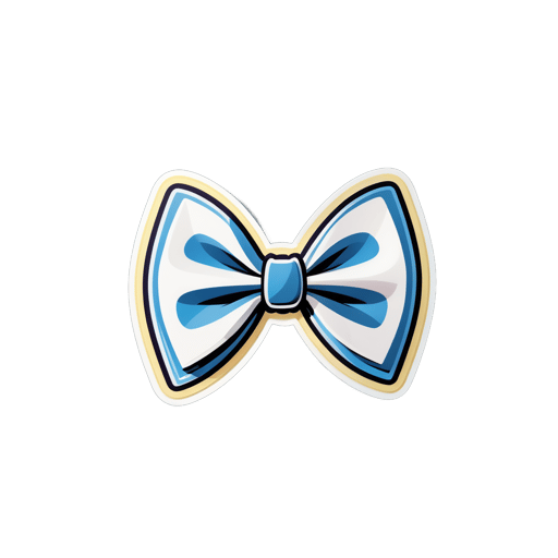 Preppy Bow Tie sticker