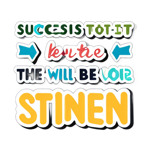 El éxito no es la clave de la felicidad. La felicidad es la clave del éxito. Si amas lo que estás haciendo, tendrás éxito.” - Albert Schweitzer sticker