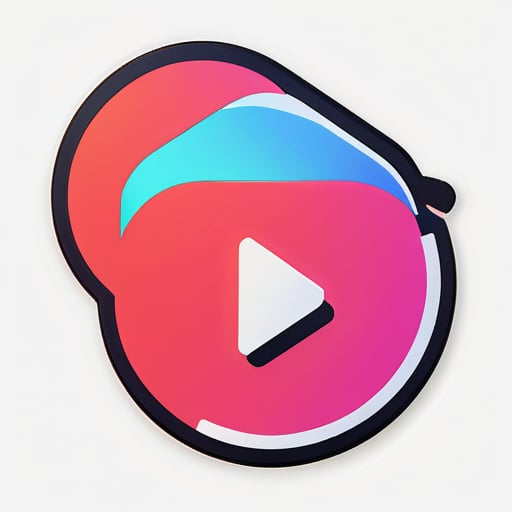 logo for youtube channel  sticker