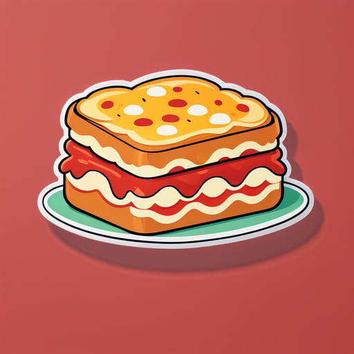 Lasagna dễ thương sticker