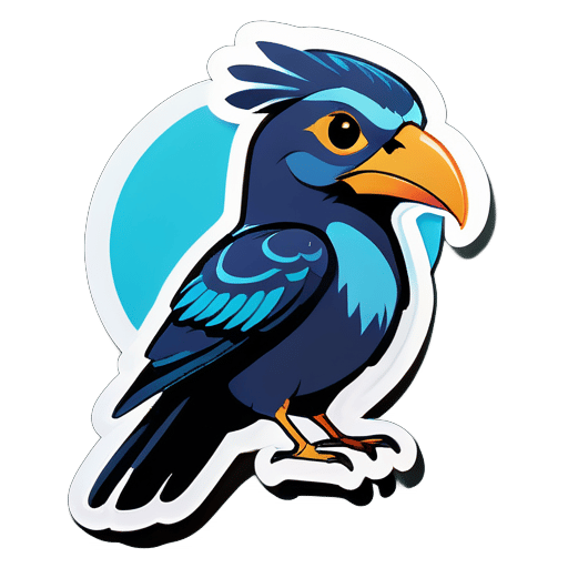 bird from movie avatar ikran sticker