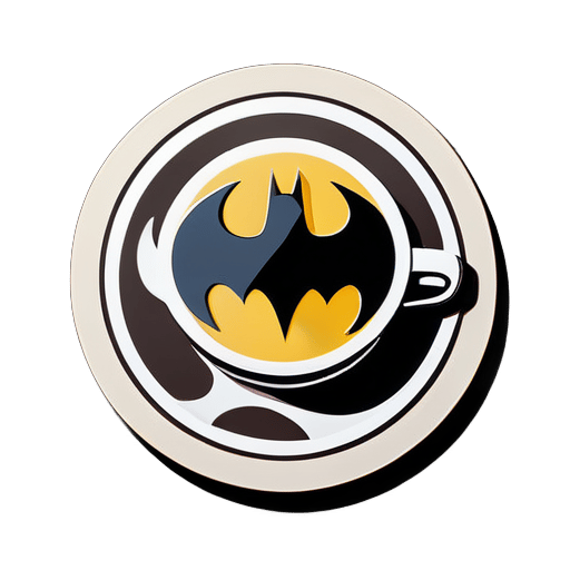 Batman coffe
 sticker
