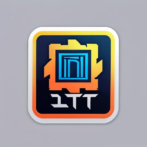 Ein Logo für den Firmennamen "IIT Development" sticker