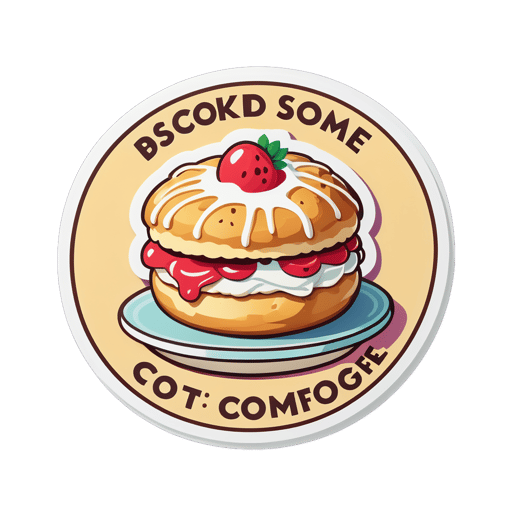 Delicioso Scone sticker