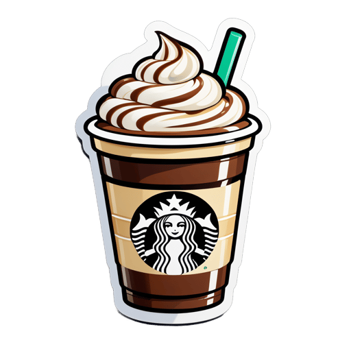 Leckerer Frappuccino sticker