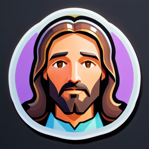 Jesus sticker