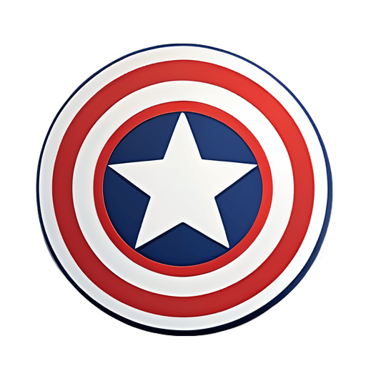 Captain America sticker sticker